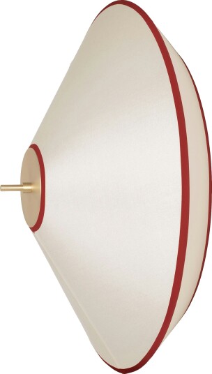 Edgeform Tafta Vegg / Taklampe Ø52 Rød/ Off White