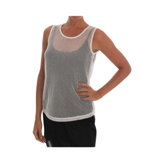 Dolce & Gabbana Dame Topper Hvit 2XS Dolce & Gabbana Dame Topper Hvit 2XS
