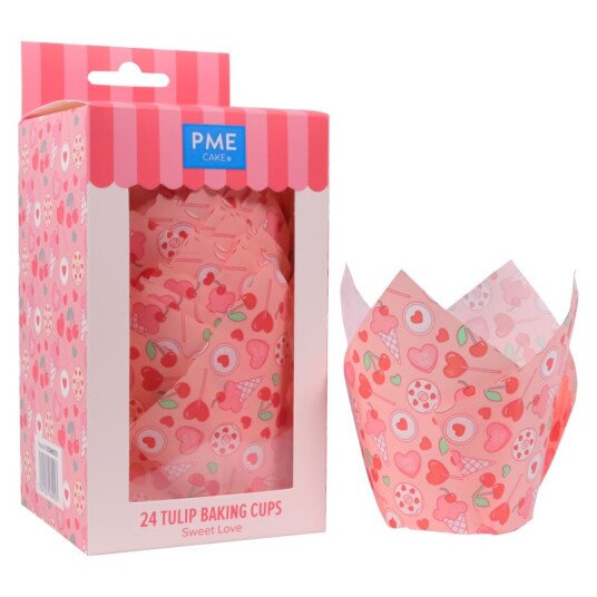 Tulipan Muffinsformer Sweet Love Pk/24 Tulipan Muffinsformer Sweet Love Pk/24