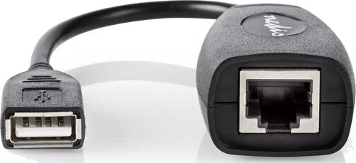 Nedis Aktiv USB-kabel | USB 1.1 | USB-A Han | RJ45 Hun | 12 Mbps | 0.20 m | Rund | Nikkel belagt | PVC | Kobber | Boks Nedis Aktiv USB-kabel | USB 1.1 | USB-A Han | RJ45 Hun | 12 Mbps | 0.20 m | Rund | Nikkel belagt | PVC | Kobber | Boks
