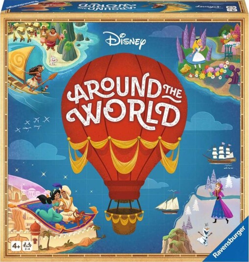 Ravensburger Disney Around The World Brettspill for 2-4 Spillere, 4 År Ravensburger Disney Around The World Brettspill for 2-4 Spillere, 4 År