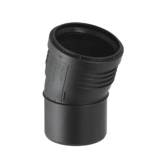 Geberit Silent Bøyning 15° 110mm PP for Avløpsrør