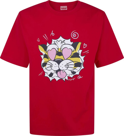 Kenzo Herre Topper Rød L,