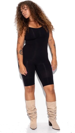 LYKKELAND ateliér Honey Shaping Bodysuit   Black   Black   48 52