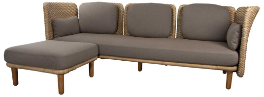 Cane-line Arch 3-seter sofa Taupe Beige