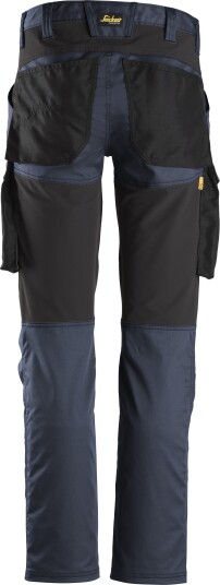 Snickers Workwear 6803 AllroundWork Servicebukse stretch, marineblå/svart Marineblå/Svart, Klær