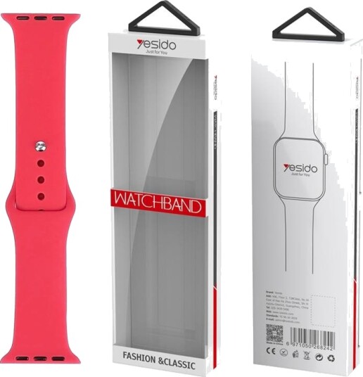 Yesido WB44 Silikonrem til Apple Watch 42/44/45mm Rosa