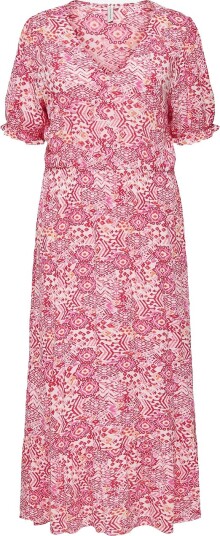 Only Carmakoma   Maxikjole carChianti S/S Long Dress Wvn   Hvit