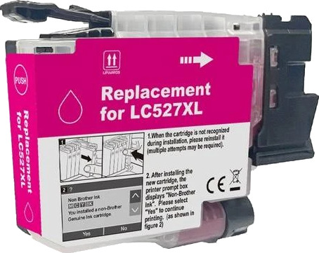 TB Blekkpatron LC-527XLM Magenta Høykapasitet (2.000 sider), erstatter Brother LC527XLM