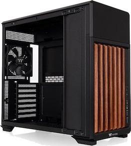 Thermaltake TR300 WS Mid Tower Kabinettsystem - Svart med Herdet Glass