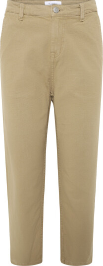 Knowledge Cotton Apparel Calla Tapered Mid Rise Canvas Workw Khaki green 31 x 30