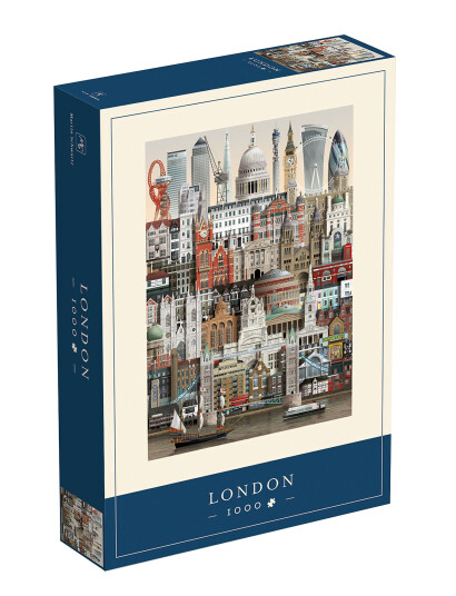 Martin Schwartz London Puslespill 1000 Brikker Nude One Size Martin Schwartz London Puslespill 1000 Brikker Nude One Size