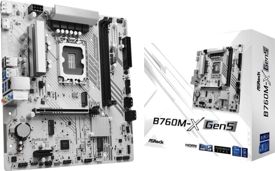 ASRock B760M-X Gen5 Hovedkort LGA1700 DDR5