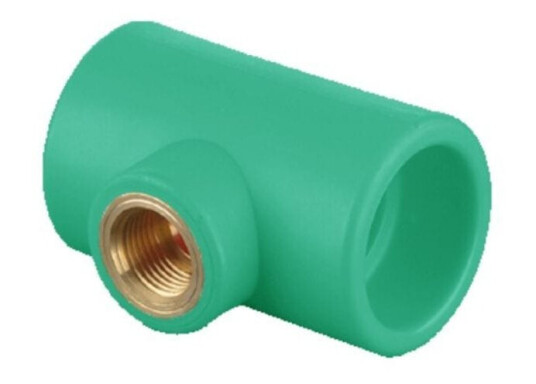 Armaturjonsson Blue Pipe T-rør med Innvendige Gjenge 32mmx3/4"X32mm