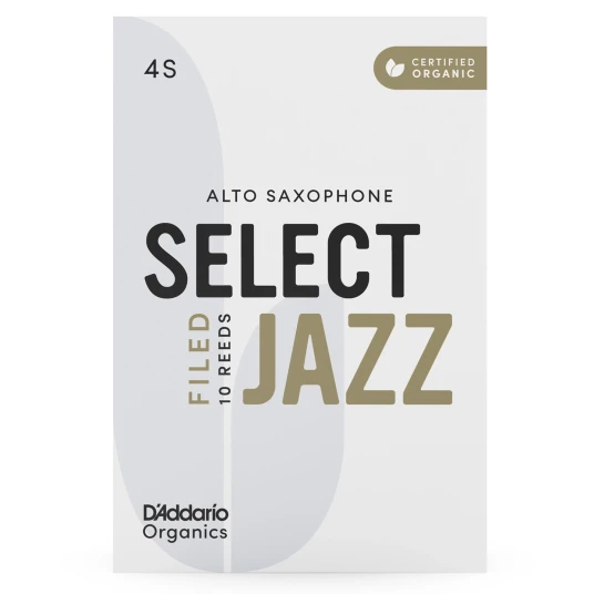 D'Addario Woodwinds Orsf10asx4s 10-Pk 4s Org. Select Jazz Filed Alt-Sax