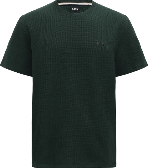 BOSS Waffle T Shirt Green S BOSS Waffle T Shirt Green S