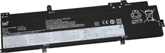 Bti Batteri Til Bærbar Pc Tilsvarer: Lenovo L21l4p71 11.58V Litiumion 3-Cellers 3390 Mah 39.3 Wh L21L4P71-BTI