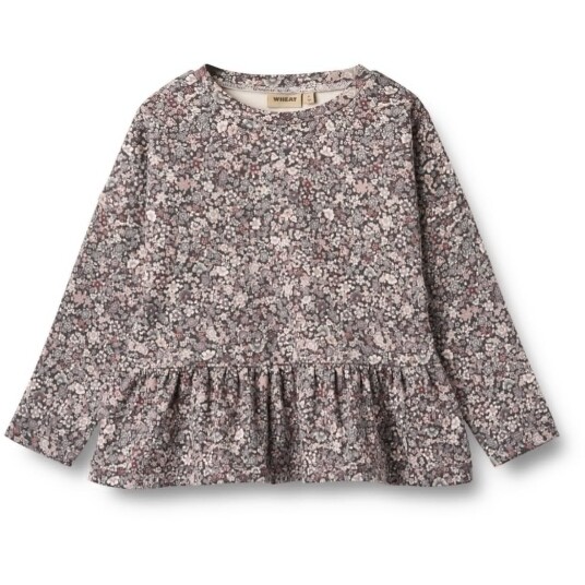 Wheat Purple Stone Flowers Bluse Carolina 4 år/104