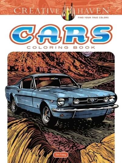 Creative Haven Cars Coloring Book Av Tim Foley Creative Haven Cars Coloring Book Av Tim Foley