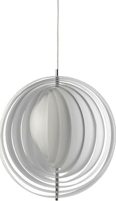 Verner Panton Moon Taklampe Stor