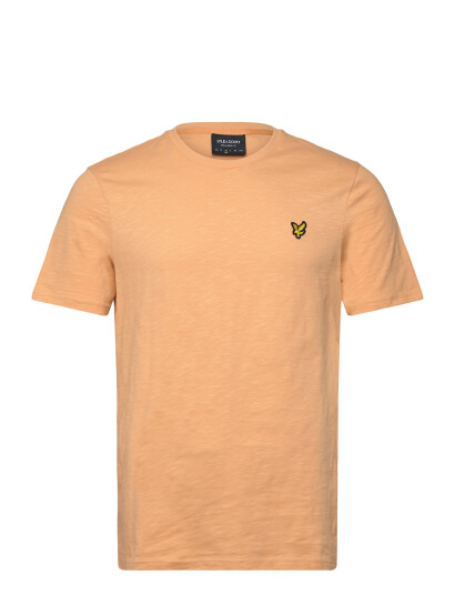 Lyle & Scott Fine Slub T Shirt   Orange   XL