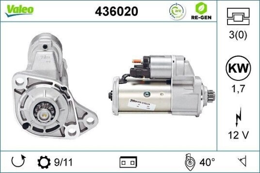 VALEO 436020 Starter VALEO 436020 Starter