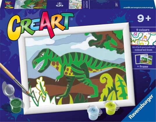 Ravensburger CreArt Mal etter nummer 9+ år Vandrende dinosaur