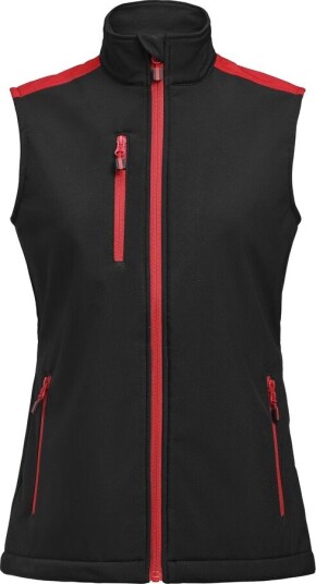 Printer Vest Softshell 2261084 Svart/Rød 3XL