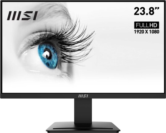 Msi Pro Mp2412 - Led-Skjerm - 24" (23.8" Synlig) - 1920 X 1080 Full Hd (1080P) @ 100 Hz - Va - 300 Cd/M² - 4000:1 - 1 Ms - Hdmi, Displayport