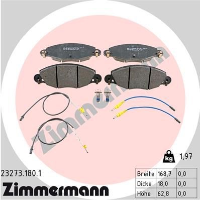 Bremseklosser ZIMMERMANN 23273.180.1 Bremseklosser ZIMMERMANN 23273.180.1