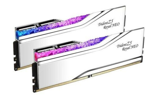 G.Skill Trident Z5 Royal Neo RGB DDR5-6000 96GB CL28 Dual Channel 2 pcs AMD EXPO Slv med RGB