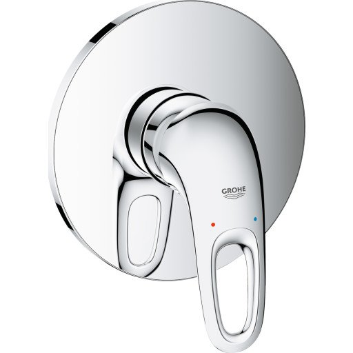 GROHE EUROSTYLE DUSJBATTERI FOR INNBYGGING KROM