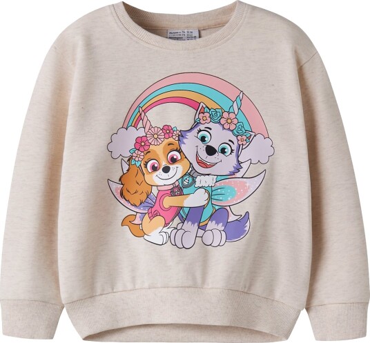 Name It Nmfjemma Paw Nreg Sweat Unb Cplg Cream 92