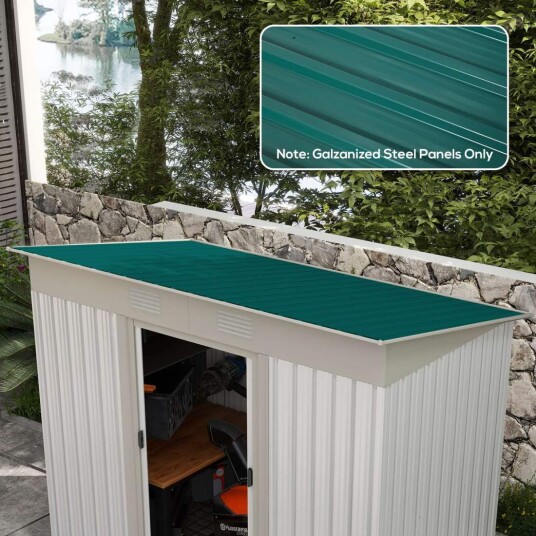 Pakke med 12 trapesplater 129 x 45 cm 7 m² galvanisert takplate 0,25 mm værbestandig profilplate galvanisert ståltakplater takpl