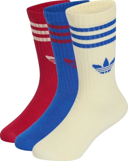 Adidas Originals Crew Sock 3P Multi/patterned 16 18 Adidas Originals Crew Sock 3P Multi/patterned 16 18