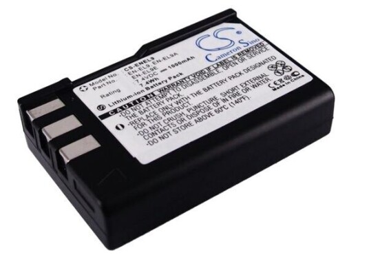 Batteri til kamera for NIKON DSLR D40 DSLR D40A DSLR D40C osv.