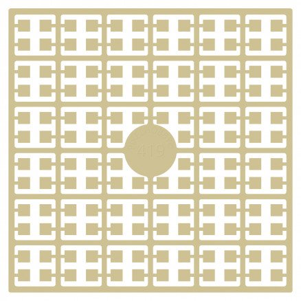 Pixelhobby Midi perler 419 Lys gul beige 2x2mm 140 piksler