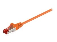 MicroConnect - Nettverkskabel - RJ-45 (hann) til RJ-45 (hann) - 10 m - 5.6 mm - foliebelagt uskjermet tvinnet kabelpar (F/UTP) - CAT 6 - rund, uten hindringer, flertrådet - oransje