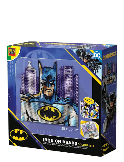 SES Creative Iron On Beads -  Dc Batman - Batman 4200 Pcs - Multi/patterned - ONE SIZE