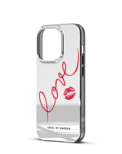 IDEAL OF SWEDEN iPhone 14 Pro iDeal Of Sweden Mirror Deksel - Love Edition