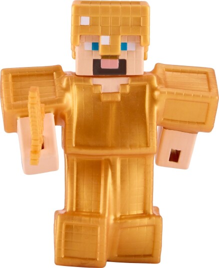 Goo Jit Zu Gold Armor Steve Minecraft Figur Goo Jit Zu Gold Armor Steve Minecraft Figur