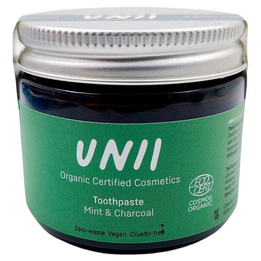 Økologisk tannkrem Unii Mint & Charcoal Økologisk tannkrem Unii Mint & Charcoal