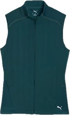 Puma W Run Cloudspun Warmlbl Vest Green Terrain M