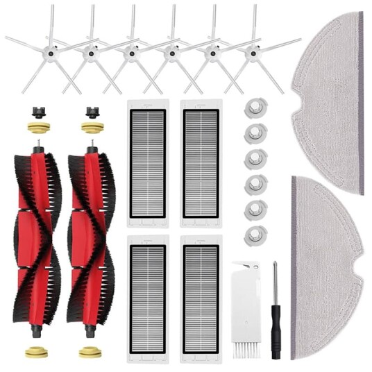 INF Støvsugertilbehør 22 deler  Xiaomi Roborock S5 Max/S6 Pure/S6 MAXV/S50/S51/S55/S5/S60/S65/S6
