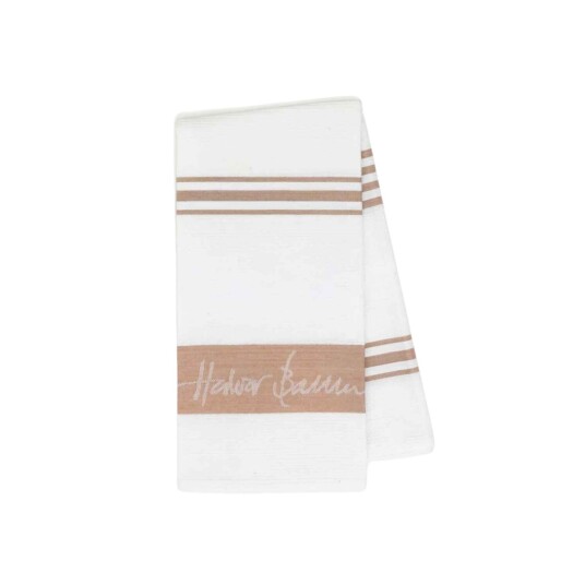 Halvor Bakke Kjøkkenhåndkle Stripe Hvit-Beige Halvor Bakke Kjøkkenhåndkle Stripe Hvit-Beige