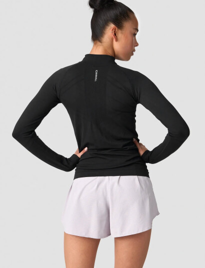 ICANIWILL Define Seamless 1/4 Zip W Black XL ICANIWILL Define Seamless 1/4 Zip W Black XL