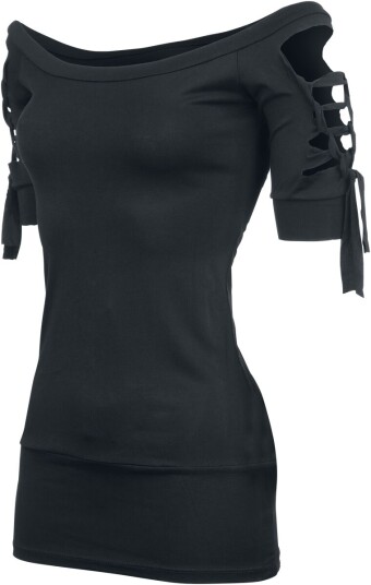 Outer Vision Goth T-skjorte Kork S til XXL Damer svart Outer Vision Goth T-skjorte Kork S til XXL Damer svart