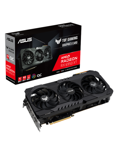 ASUS Radeon RX 6950 XT TUF OC 16GB GDDR6 - 16GB GDDR6 RAM - Grafikkort