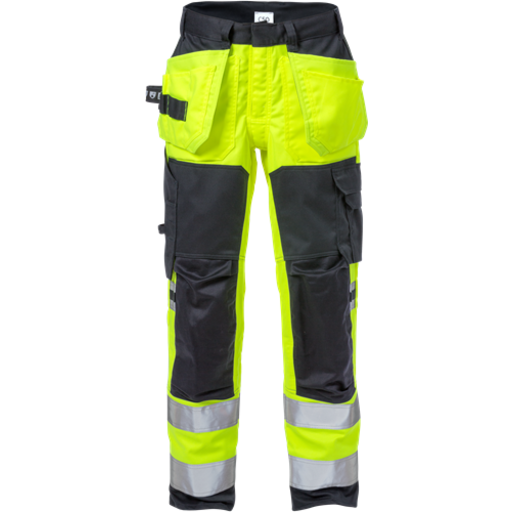 Fristads Byxa Stretch Flamestat 2167 Athf Klass 2 Varselgul/marinblå C60
