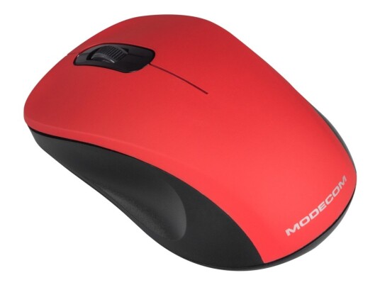 Modecom Mc-Wm10s - Mus - Optisk - Trådløs - 2.4 Ghz - Usb Trådløs Mottaker - Rød